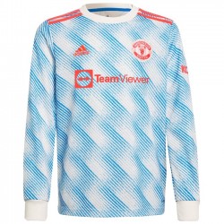 Camisola Manchester United Equipamento Segundo 2021-2022 Manga Comprida